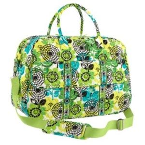 Vera Bradley Limes Up Grand Traveler Duffel Bag